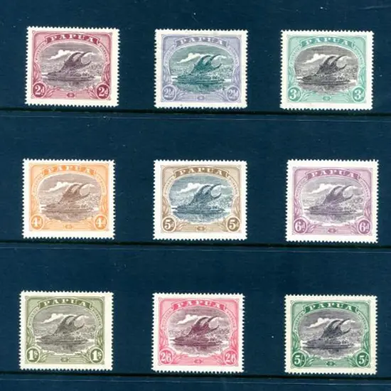 1916/31 ½d to 10/- simplified bicolours set of 13. ...