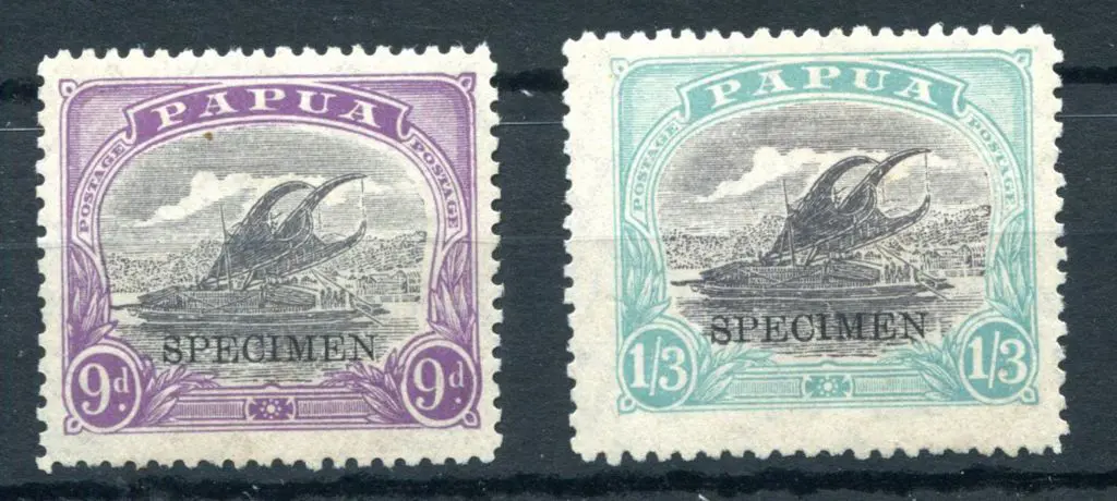 1932 9d & 1/3d Lakatois ovptd "SPECIMEN". Mint ... Image 1++