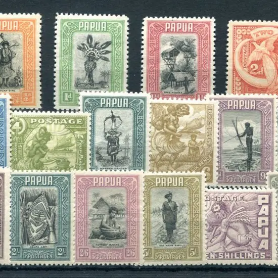 1932 Pictorials set of 16 to £1. MUH but with "2 ...