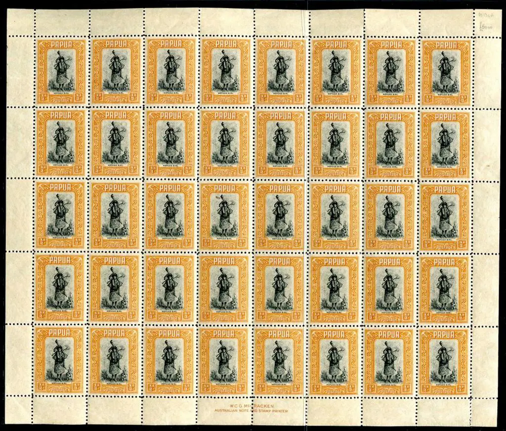 1932/40 ½d black & buff with WCG McCracken imprint ... Image 1++