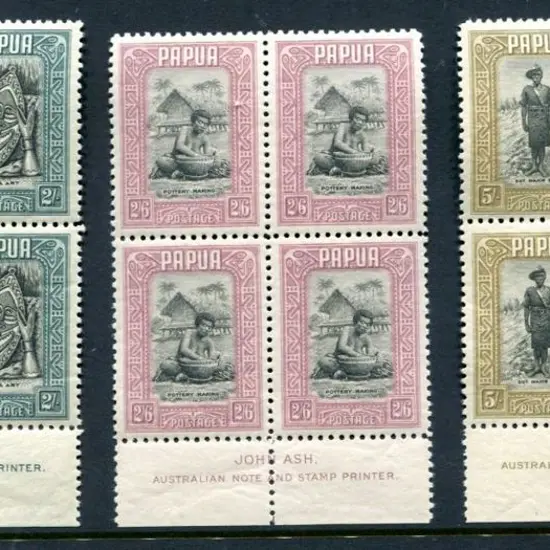 1932 2/-, 2/6d & 5/- Pictorials in matching John ...