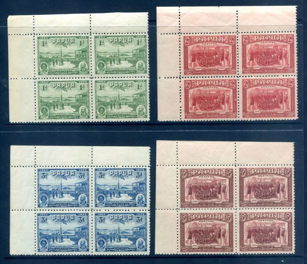 1934 British Protectorate Anniv set of 4 in MUH ... Image 1++