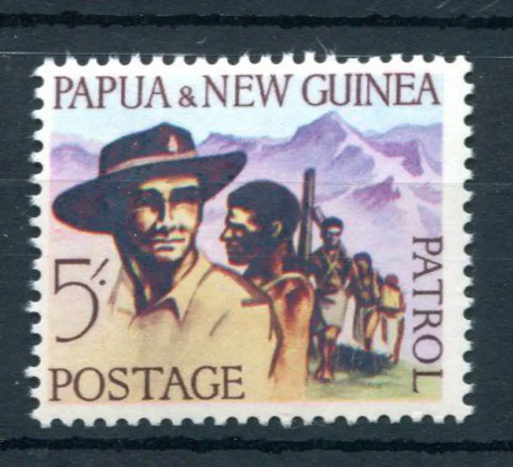 1962 5/- Patrol. MUH with slight offset/ink on ... Image 1++