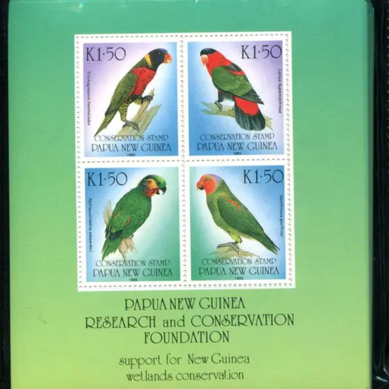 1993 K6 PNG Endangered Parrots "Research & ...