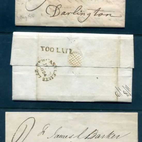 1810 Durham to Darlington entire with "DURHAM 263" ...