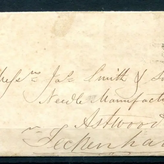 1840 1d black, Plate 6 tied by black Maltese Cross ...
