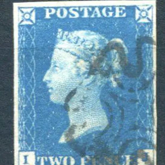 1840 2d blue fine used by neat partial Maltese ...