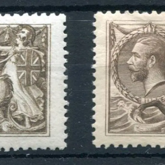 1915 2/6d grey brown De La Rue Seahorse MLH (SG ...