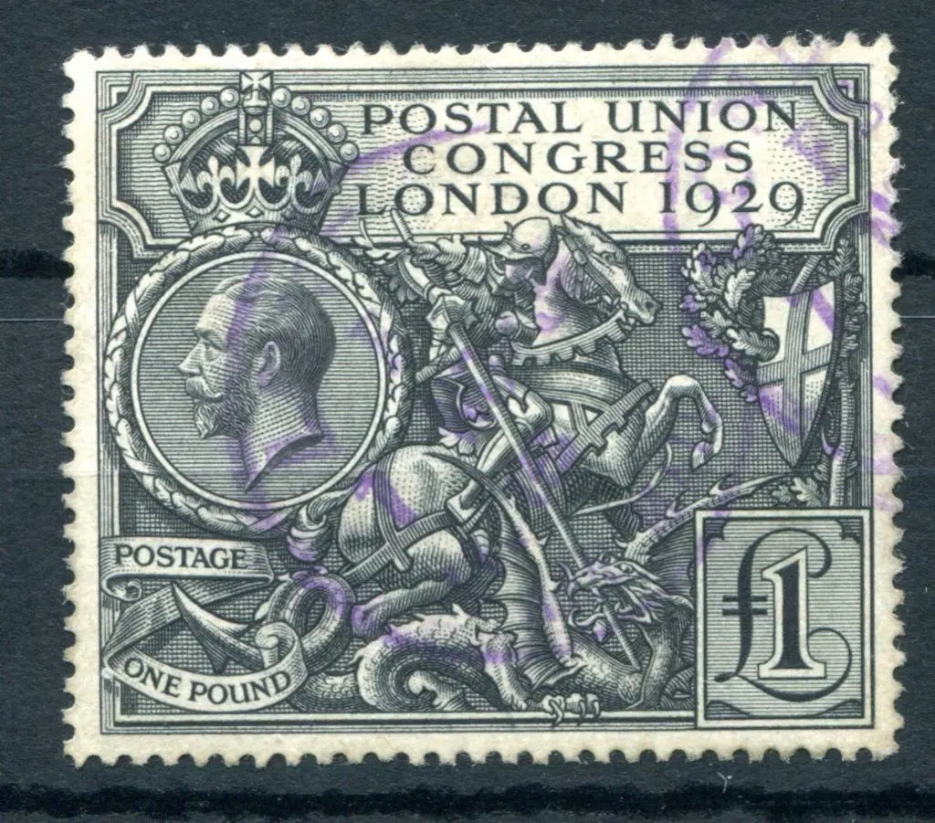 1929 £1 PUC. Fine used with centrally applied ... Image 1++