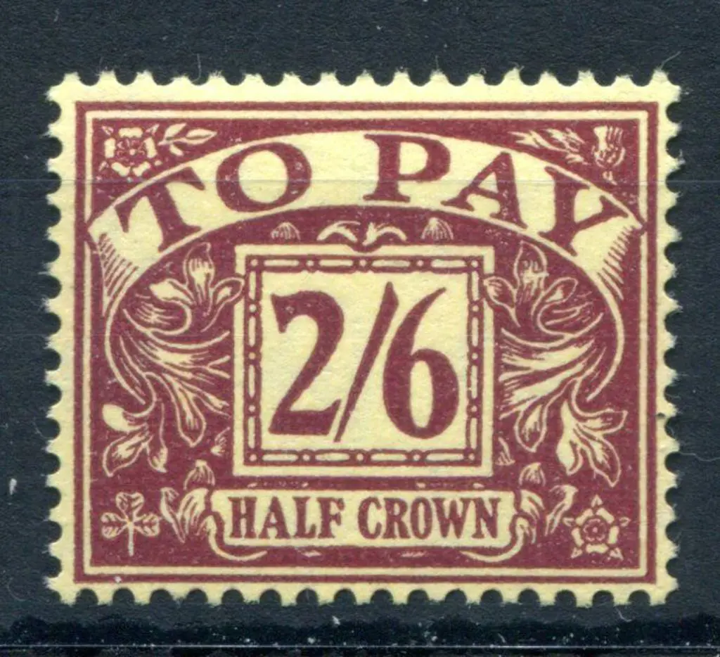 1954/55 2/6d purple on yellow PD, Tudor Crown wmk. ... Image 1++