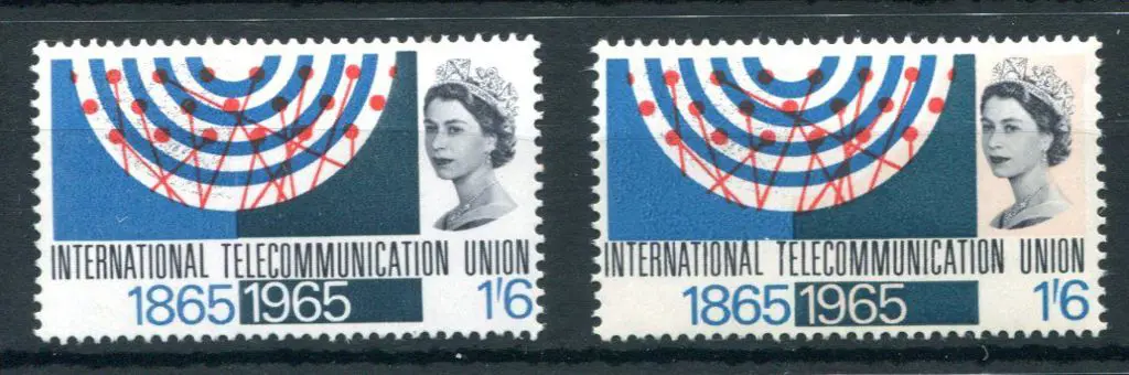 1965 1/6d ITU with "light pink omitted" with ... Image 1++