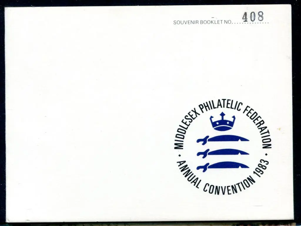 1983 "Middlesex Philatelic Federation Annual ... Image 1++