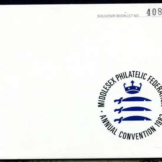 1983 "Middlesex Philatelic Federation Annual ...