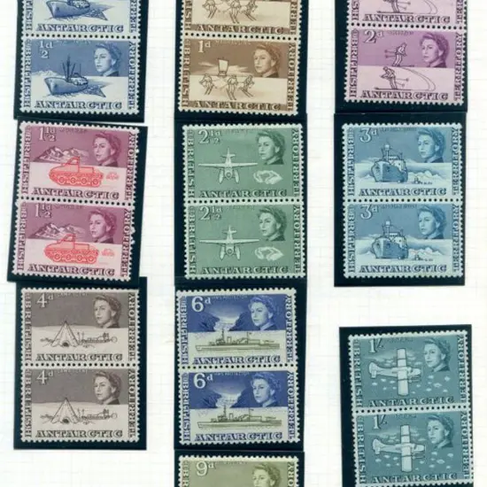 British Antarctic Territory 1963 QEII Pictorials ...
