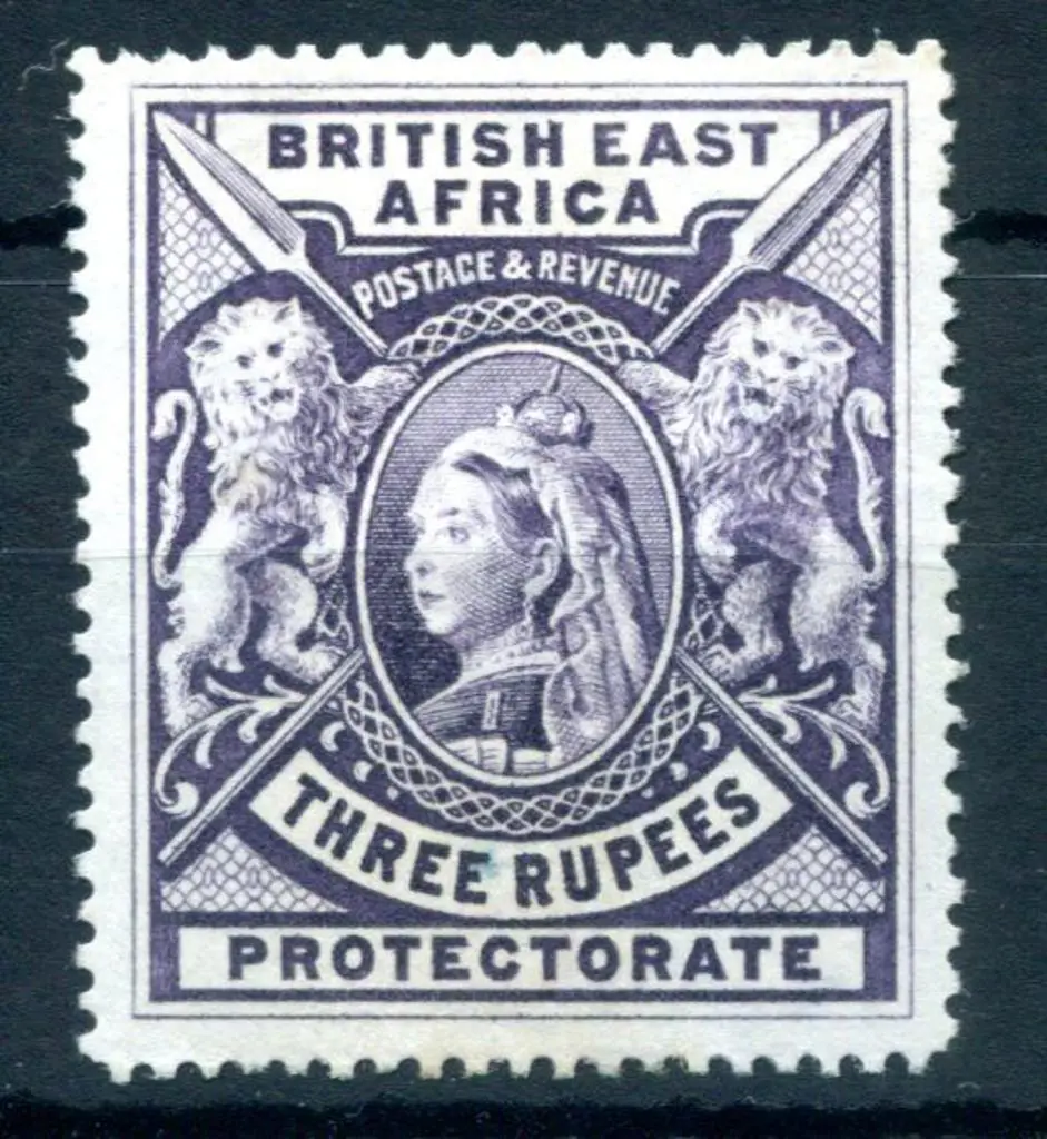British East Africa 1897/1903 3r deep violet QV. ... Image 1++
