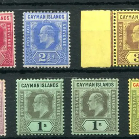 Cayman Islands 1907/09 KEVII set of 10 to 10/- ...