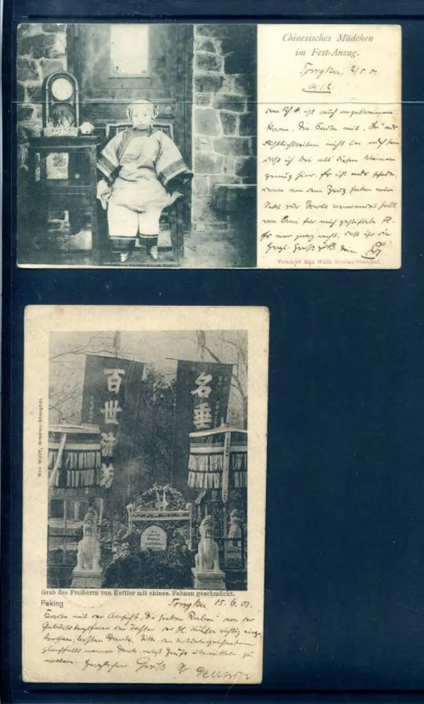 China - German post offices 1901 (3rd May) & (15th ... Image 1++