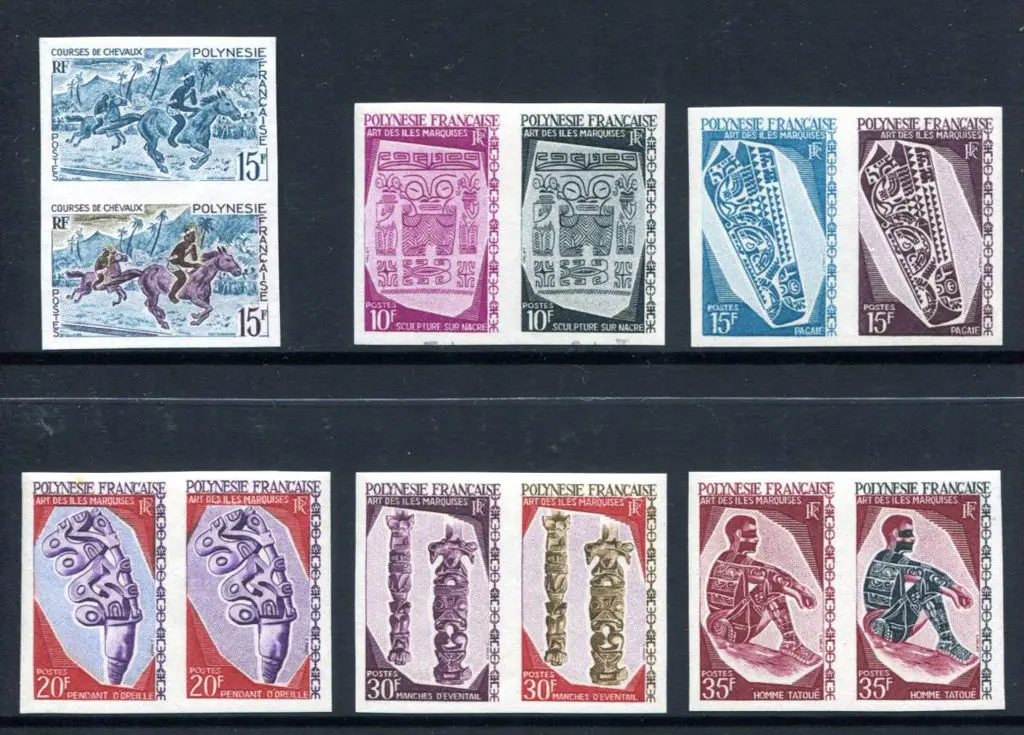 French Polynesia 1967 Ancient Art of the Marquesas ... Image 1++