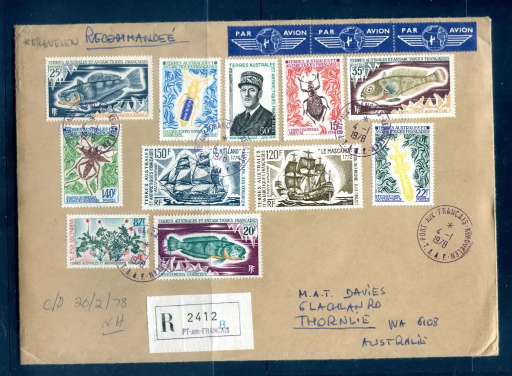 FSAT 1977 (15th Dec) & 1978 (4th Jan) Regd covers ... Image 1++