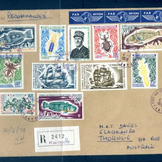 FSAT 1977 (15th Dec) & 1978 (4th Jan) Regd covers ...