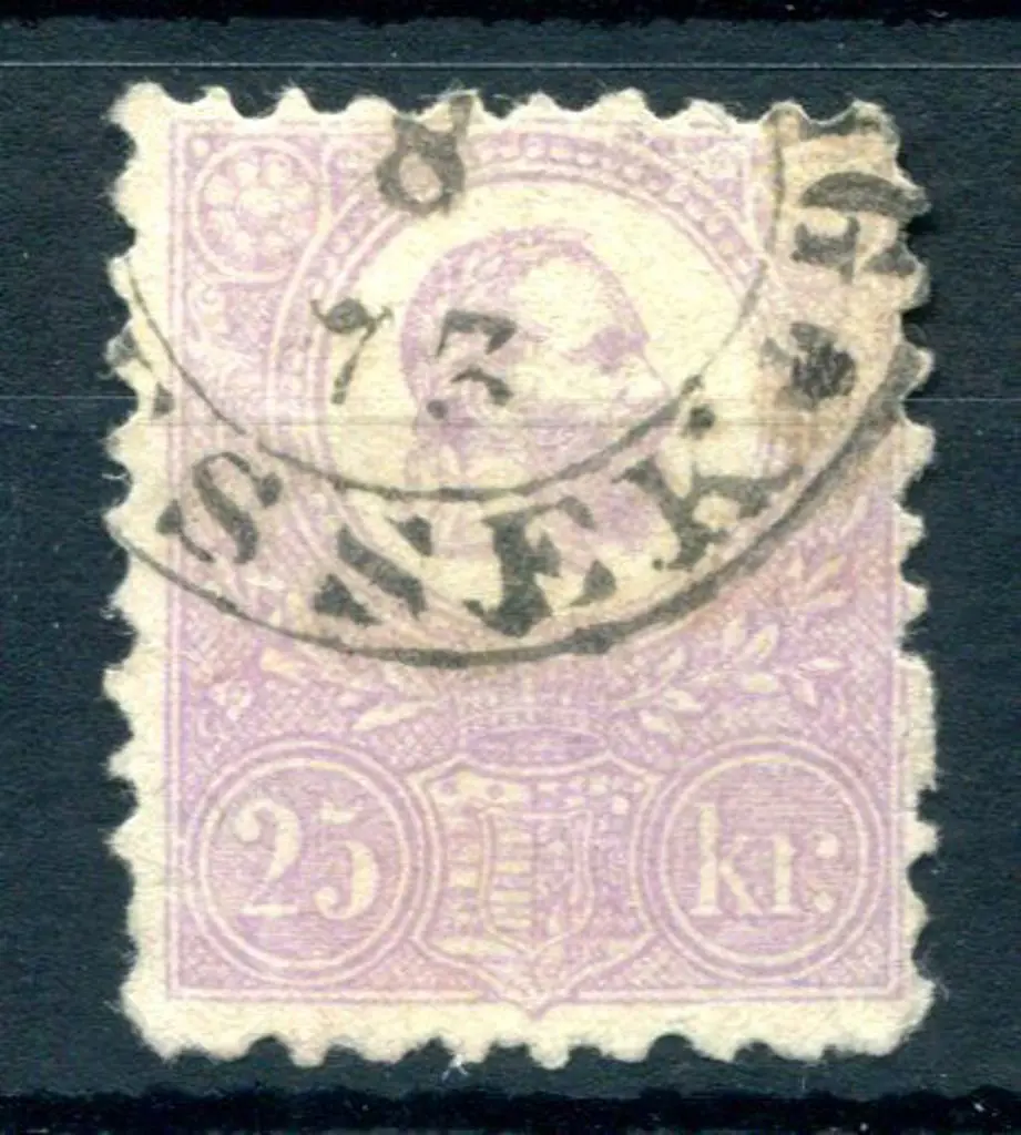 Hungary 1871 25k pale lilac, lithographed. Fine ... Image 1++