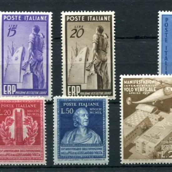 Italy 1949-1951 MUH selection incl 1949 ERP set of ...