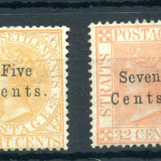 Malaya - Straits Settlements 1879 "Five Cents." on ...