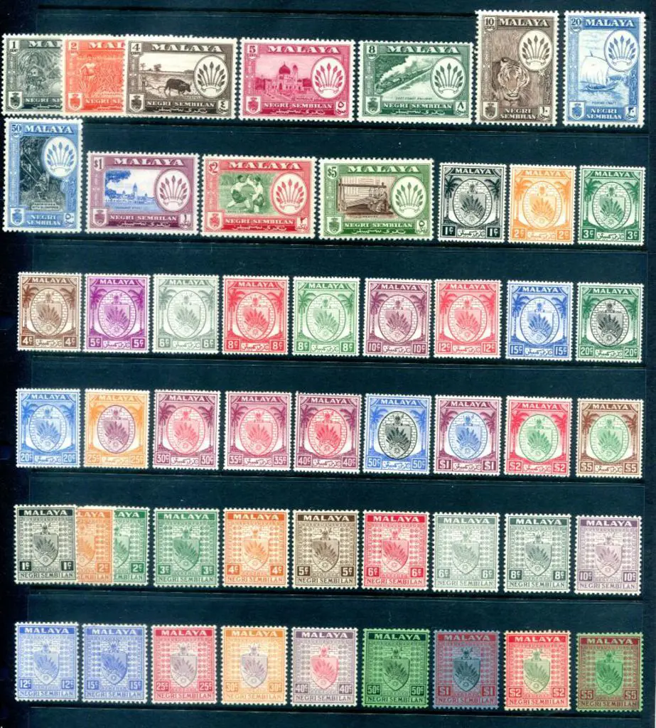 Malaya-Negri Sembilan 1935/41, 1949/55 & 1957/63 ... Image 1++