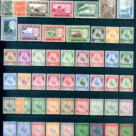 Malaya-Negri Sembilan 1935/41, 1949/55 & 1957/63 ...