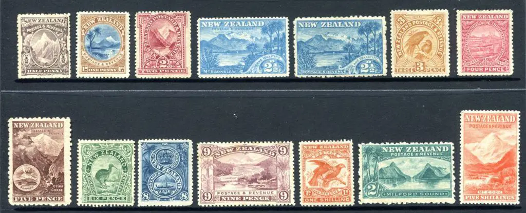 New Zealand 1898 Pictorials similar to the above ... Image 1++