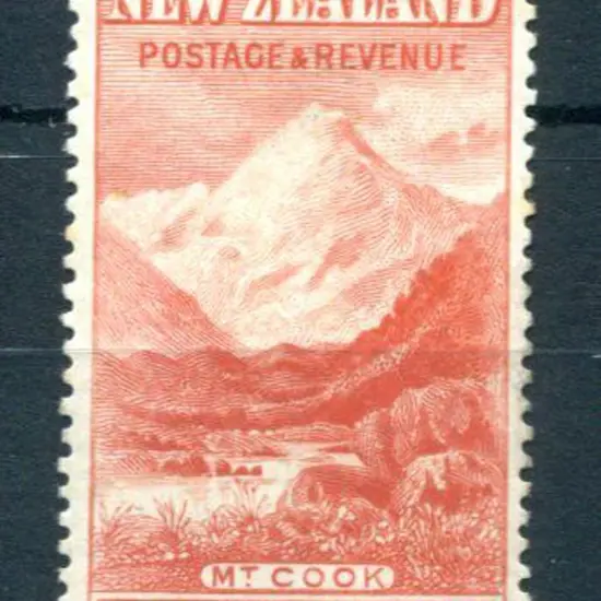 New Zealand 1898 5/- vermilion with no wmk, clean ...