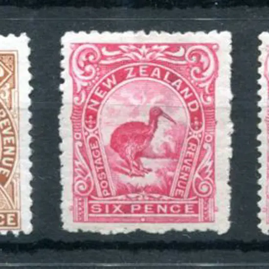 New Zealand 1907/08 3d "reduced size" perf. 13½ & ...
