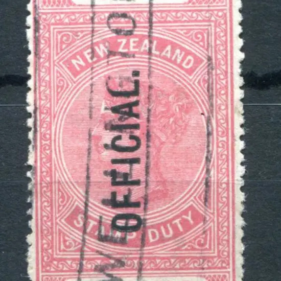 New Zealand 1913/25 £1 pink Stamp Duty with ...