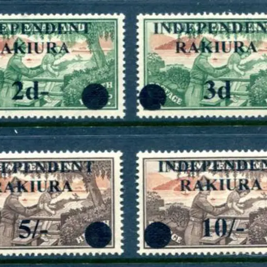 New Zealand 1950's Cinderella set of 8 using the ...
