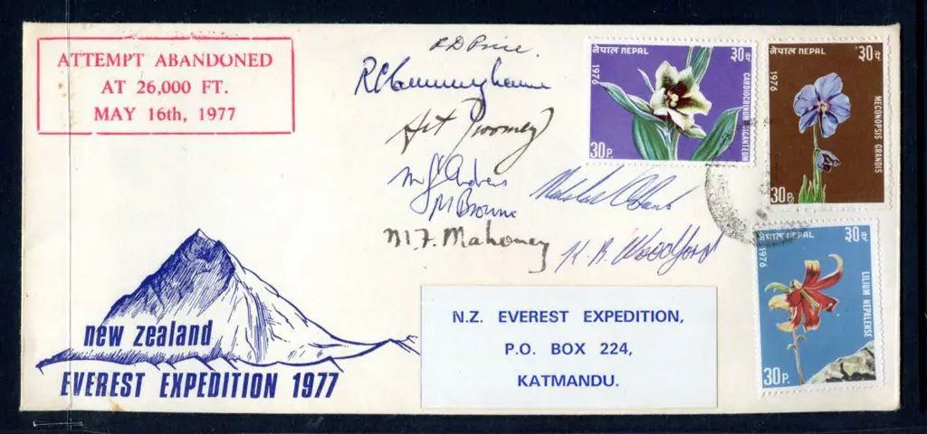 New Zealand 1977 (16th May) Everest Expedition ... Image 1++