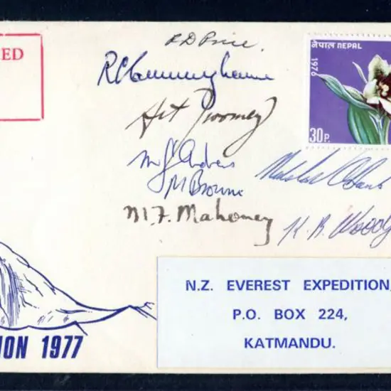 New Zealand 1977 (16th May) Everest Expedition ...