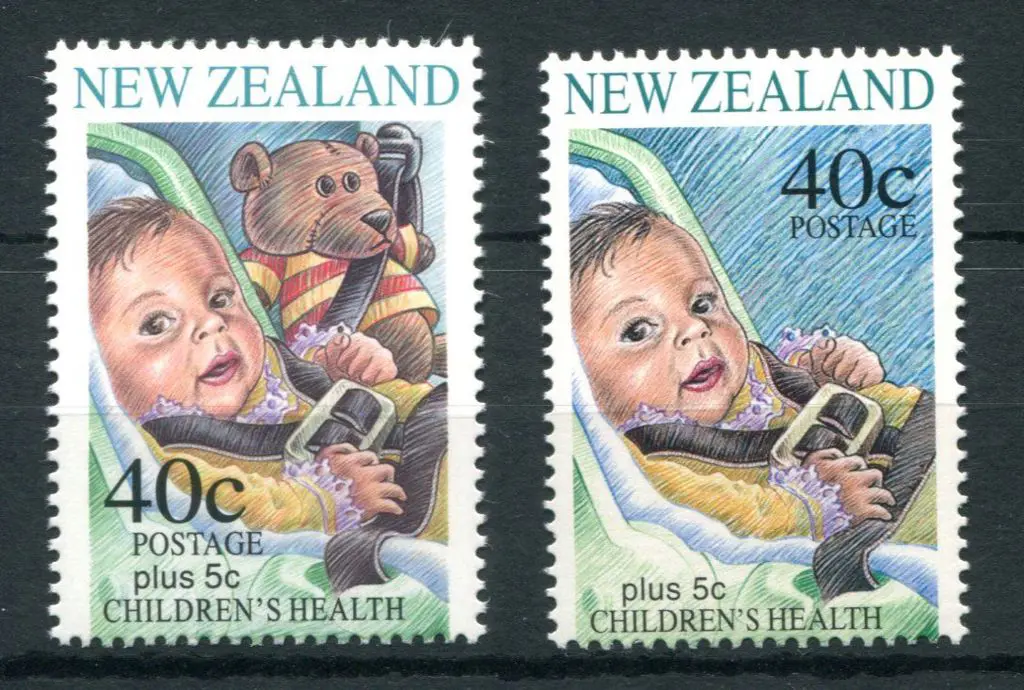 New Zealand 1996 40¢ + 5¢ Teddy Bear Health Stamp ... Image 1++