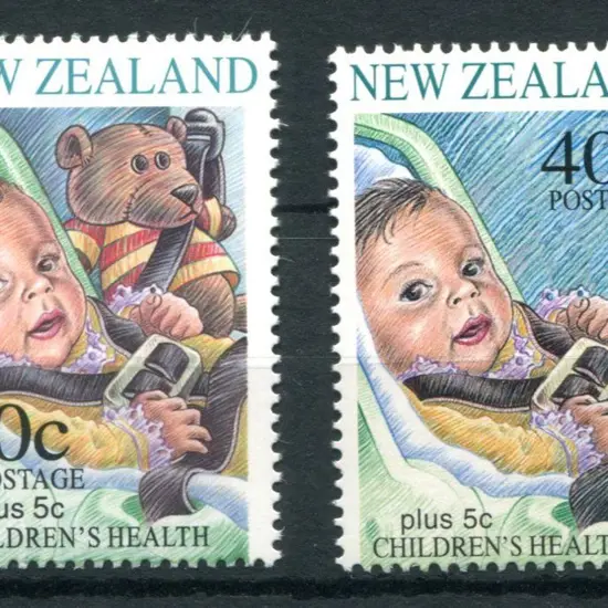 New Zealand 1996 40¢ + 5¢ Teddy Bear Health Stamp ...