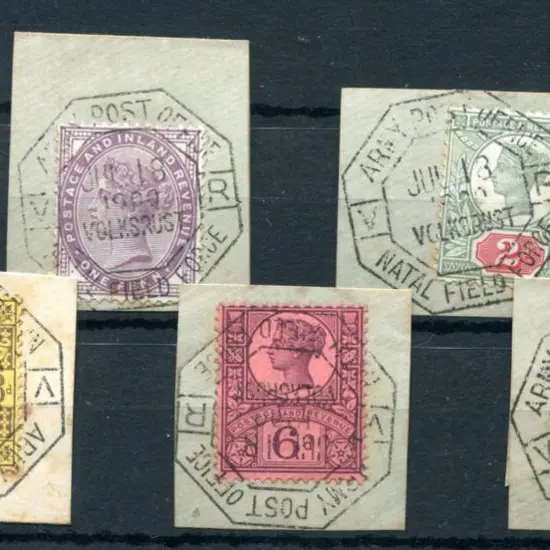 South Africa 1899/1902 1d, 2d, 3d, 6d & 1/- GB ...