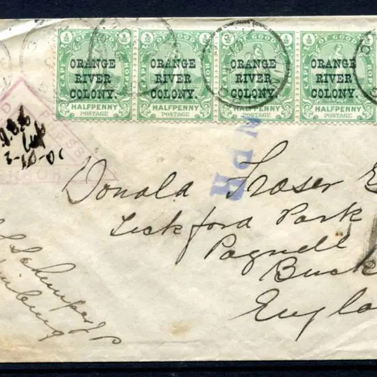 South Africa-Boer War 1901 (3rd Oct) Censored ...