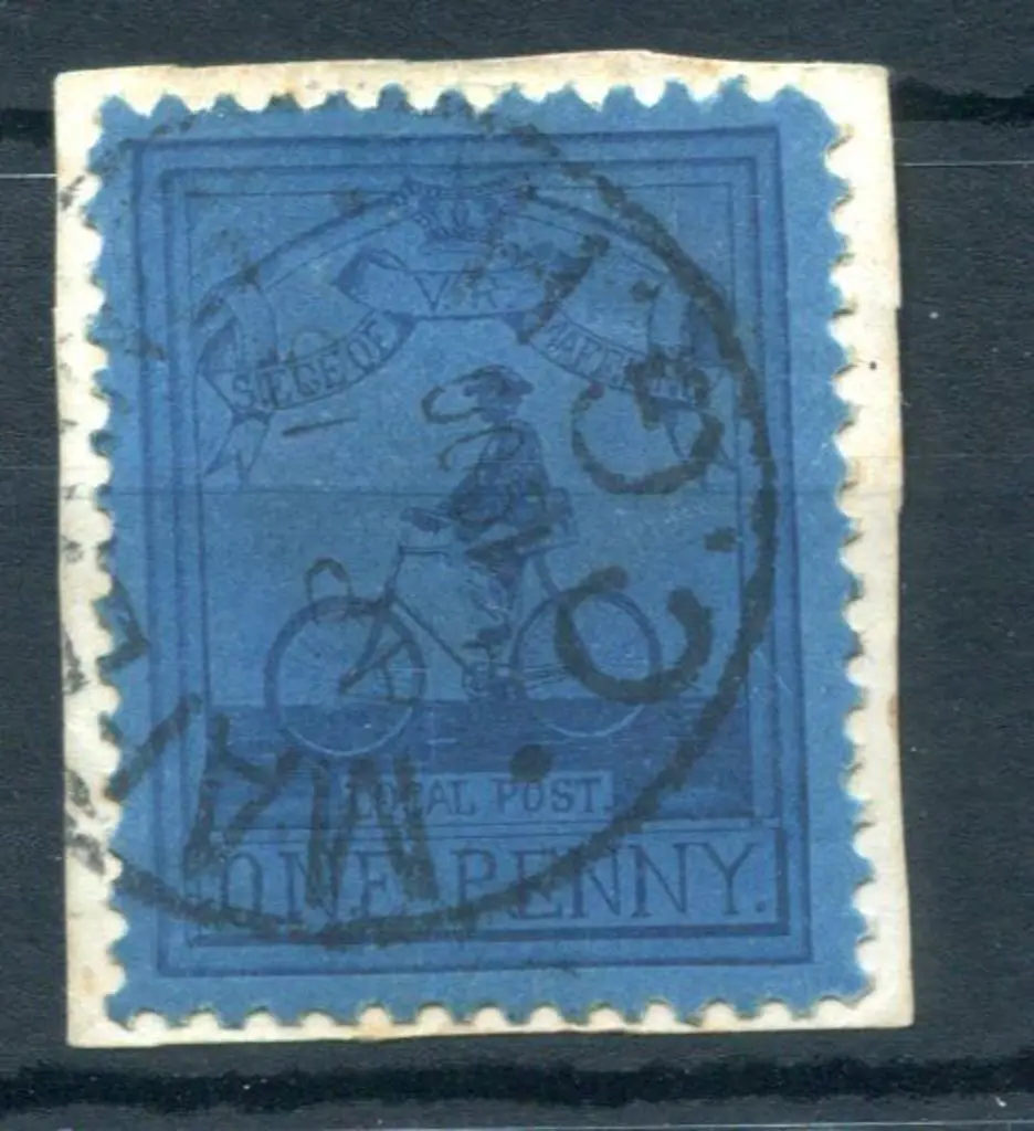 South Africa - Mafeking Siege 1900 1d deep blue on ... Image 1++