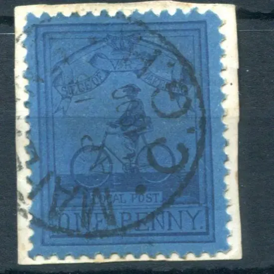 South Africa - Mafeking Siege 1900 1d deep blue on ...