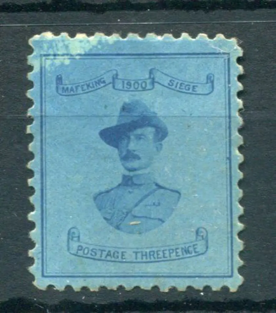 South Africa - Mafeking Siege 1900 3d pale blue on ... Image 1++
