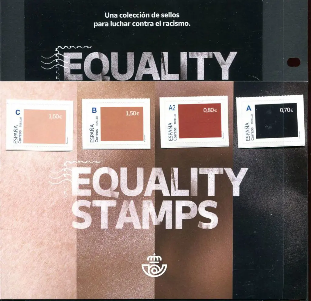 Spain 2021 "Equality Stamps" set of 4 in pres ... Image 1++