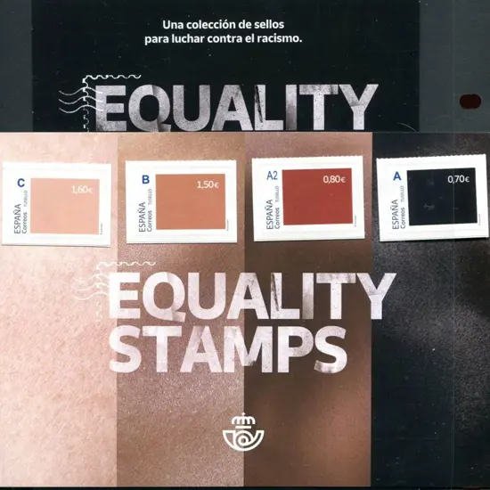 Spain 2021 "Equality Stamps" set of 4 in pres ...