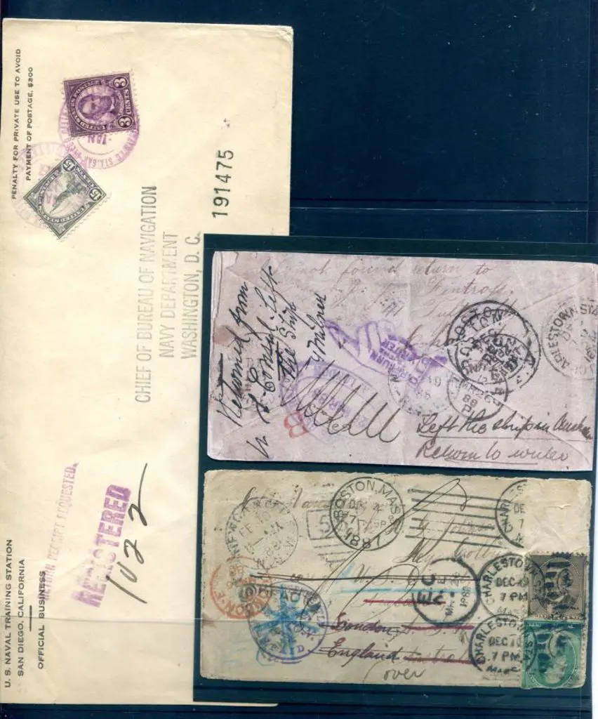 USA 1888 A much-travelled envelope to US Consulate ... Image 1++