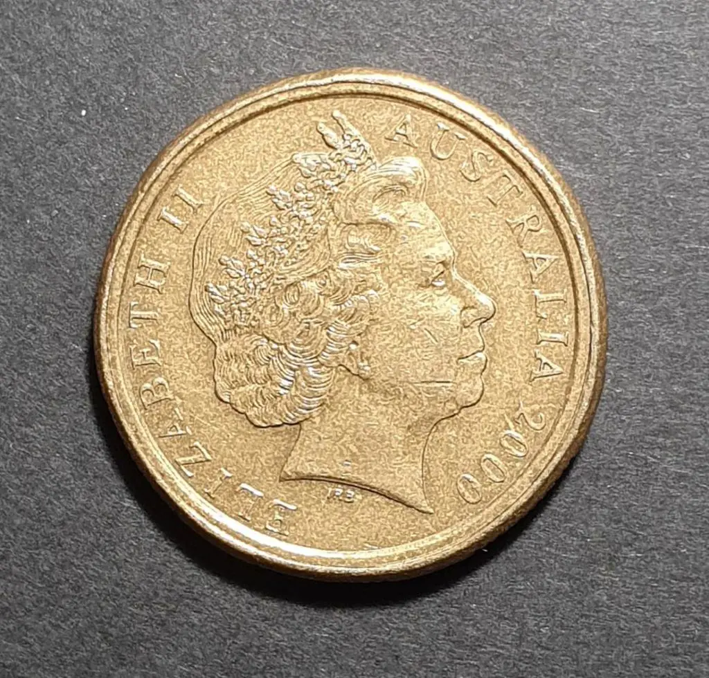 2000 $1 kangaroos  Mule  coin with the obverse ... Image 1++