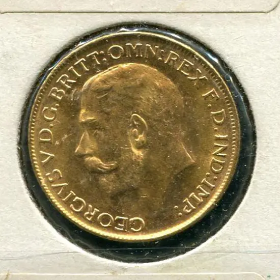 1915 KGV Melbourne Sovereign EF