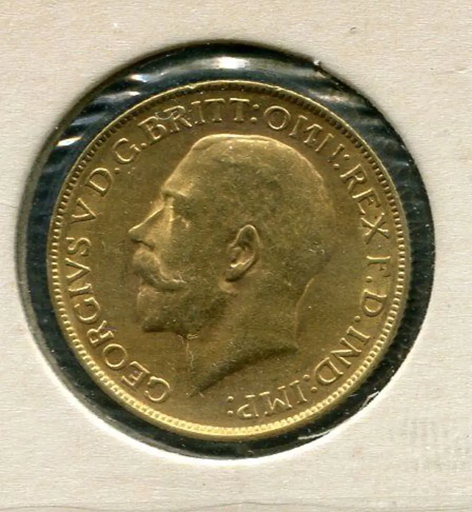 1924 KGV Perth Sovereign. EF Image 1++