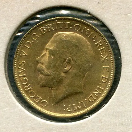 1924 KGV Perth Sovereign. EF